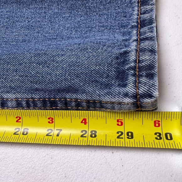 Levis 550 Jeans Mens 40 Blue Relaxed Fit Tapered‎ Leg Mid Wash Denim 38x30 - Picture 15 of 16